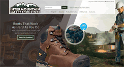 Desktop Screenshot of intermountainsafetyshoe.com